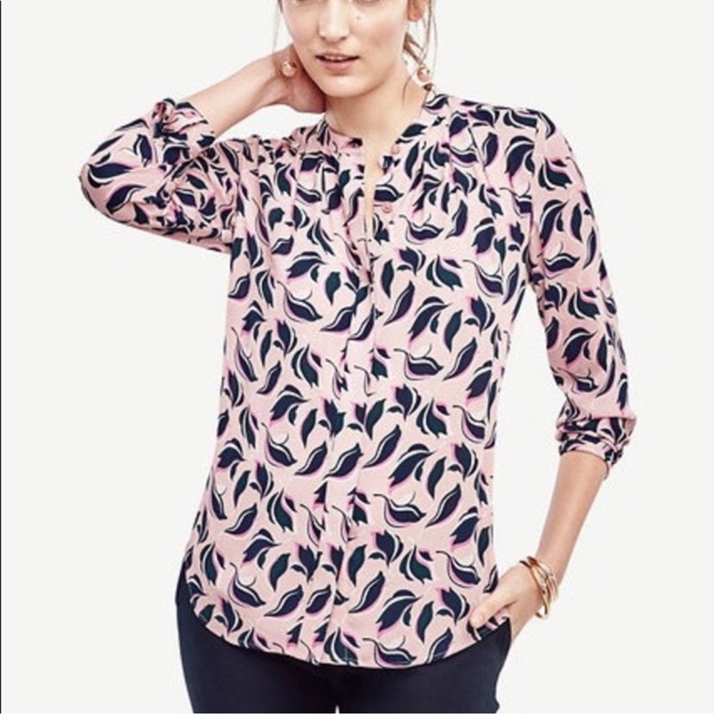 ANN TAYLOR Pink Blouse